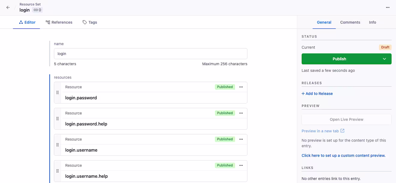 Dynamic microcopy resource set entry
