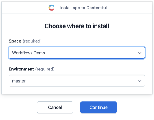 workflows Slack install