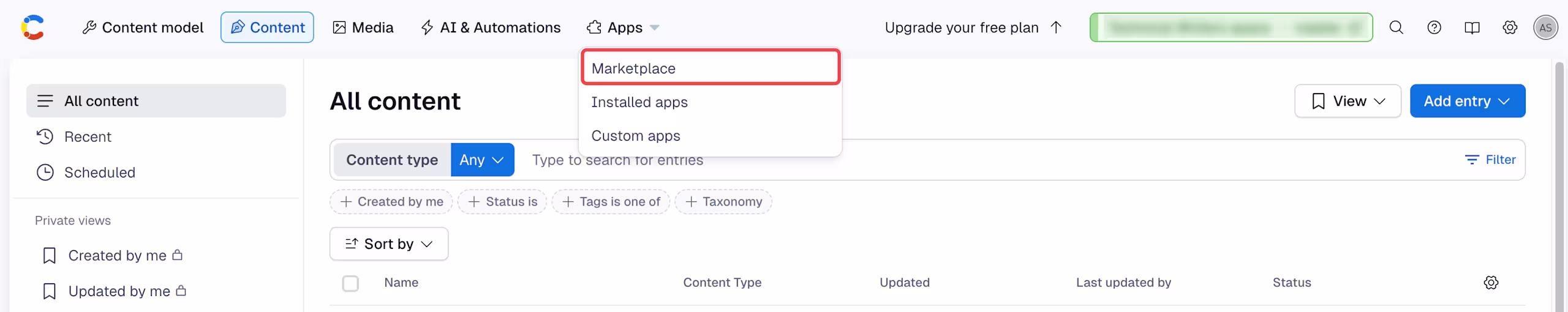 Apps: Select Marketplace