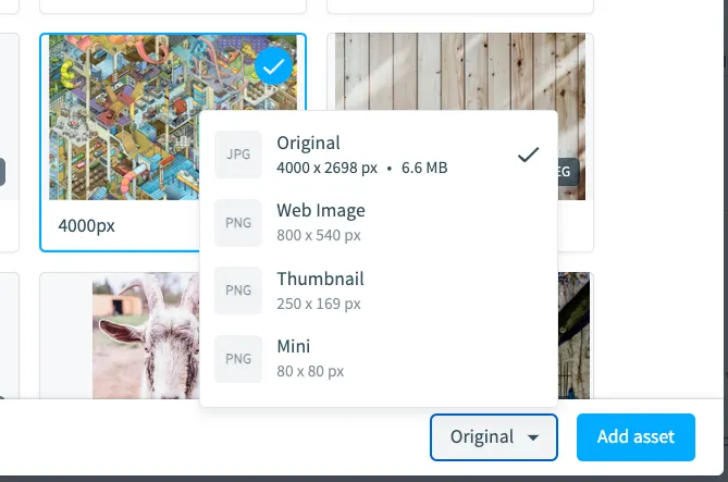 Bynder Single File Select
