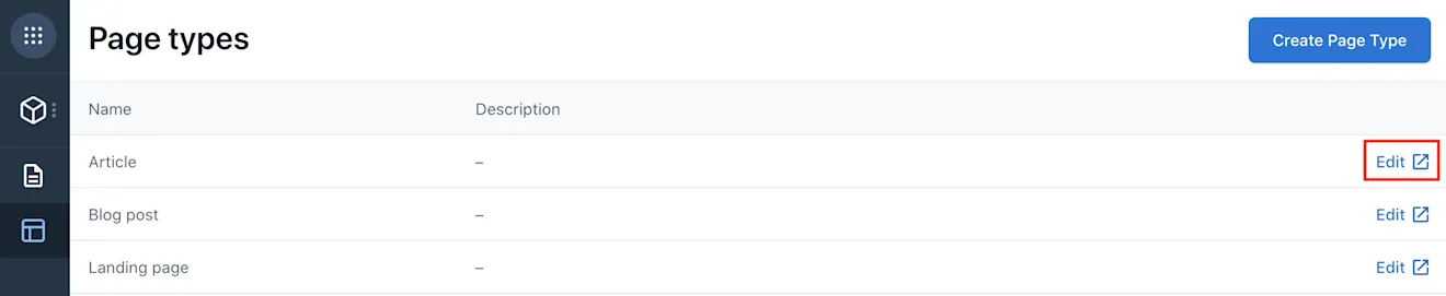 Compose page types 402