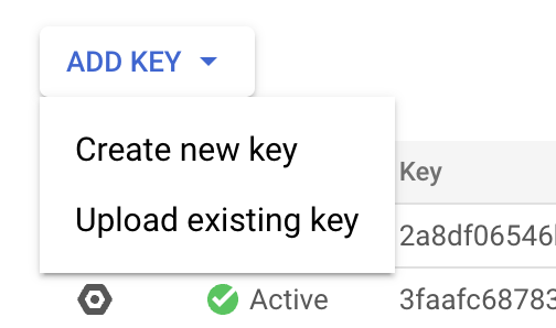 GA4 Add Key