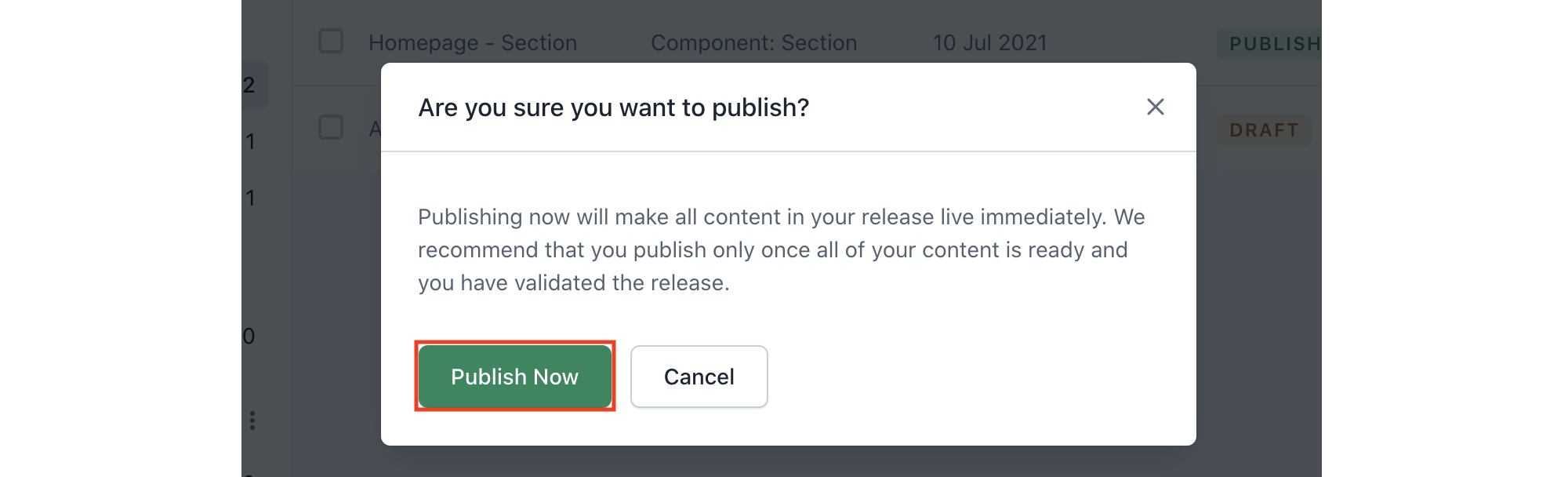 Launch Publish release 1002