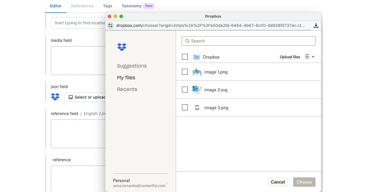 Apps Dropbox Dialog