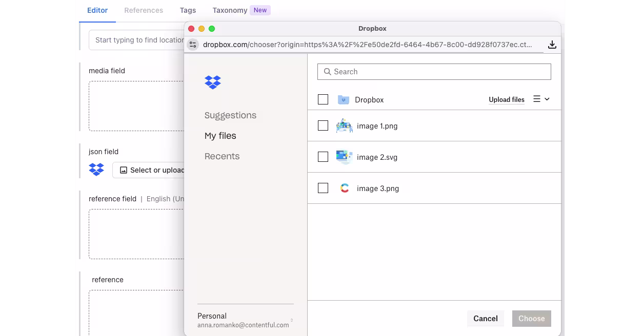 Apps Dropbox Dialog