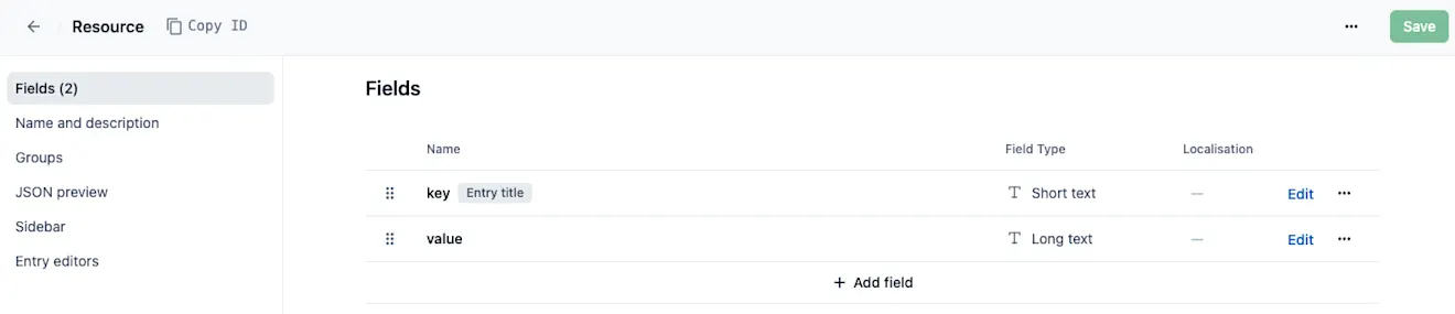 Dynamic microcopy resource content type