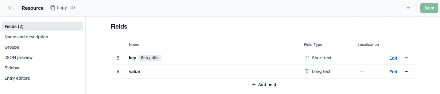 Dynamic microcopy resource content type