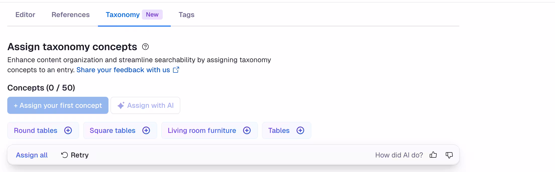 taxonomy-ai-assignment