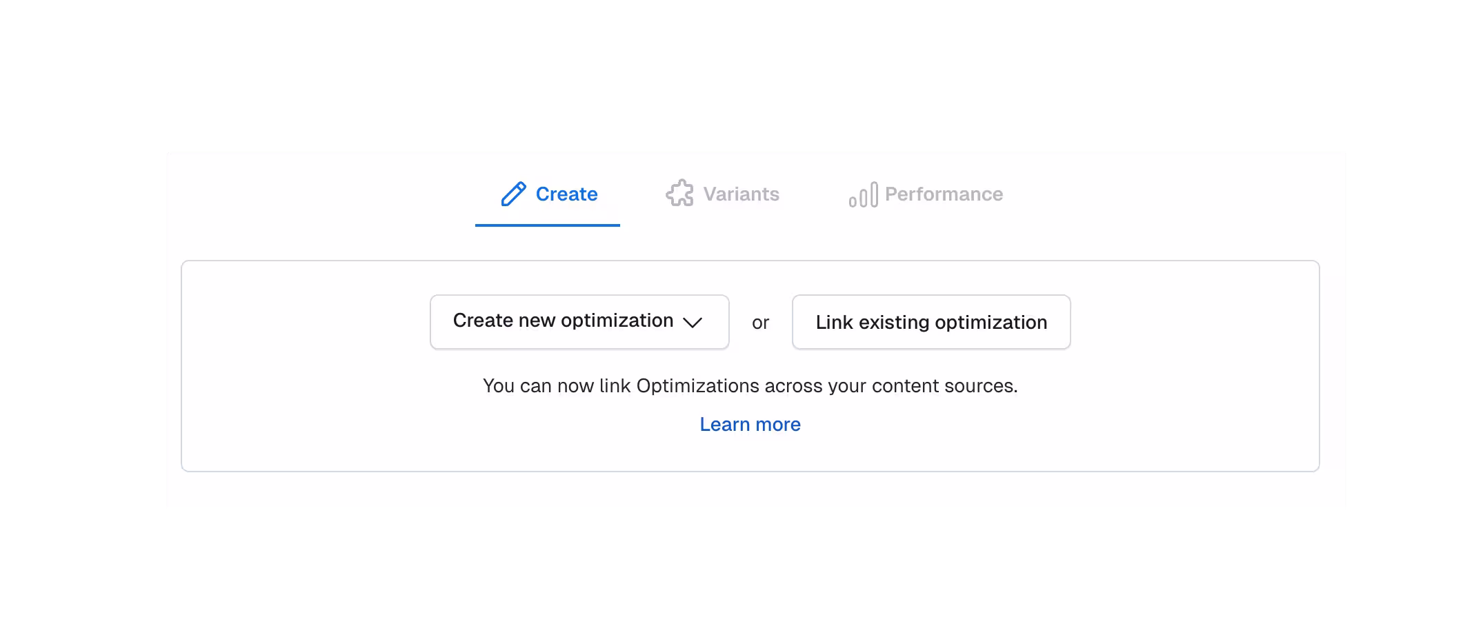 Personalization: Link existing optimization
