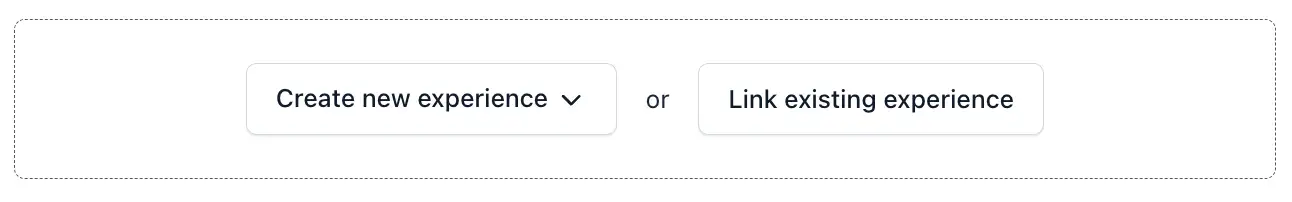 Ninetailed: Link existing experience