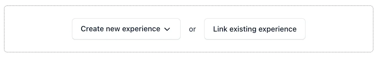Ninetailed: Link existing experience