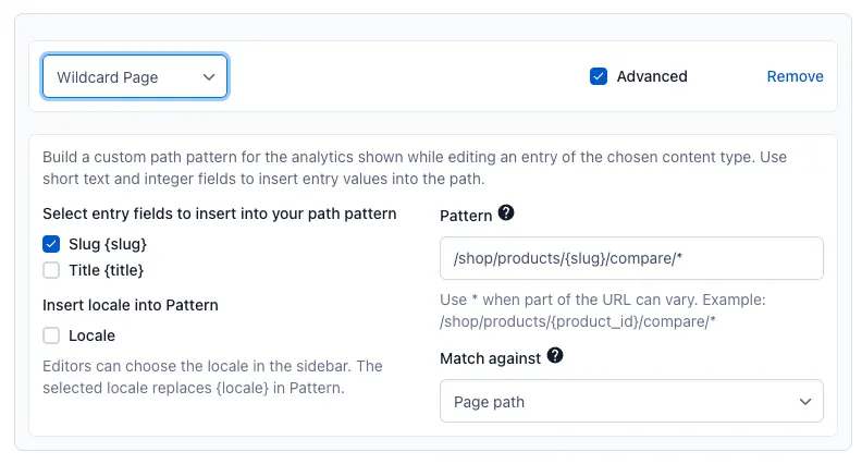 Google Analytics 4 example pattern