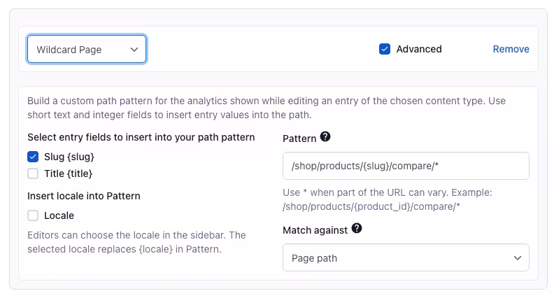 Google Analytics 4 example pattern