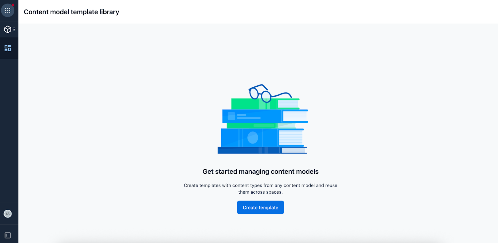 Content model templates: library