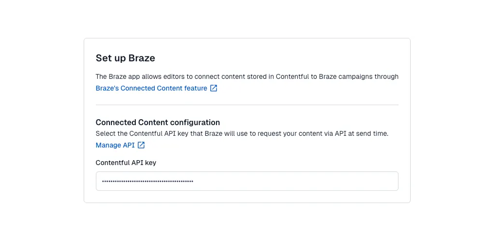 Set up Braze