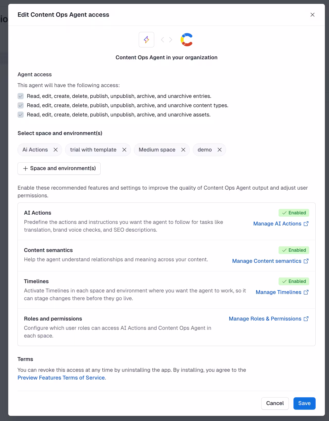 content-ops-agent-modal