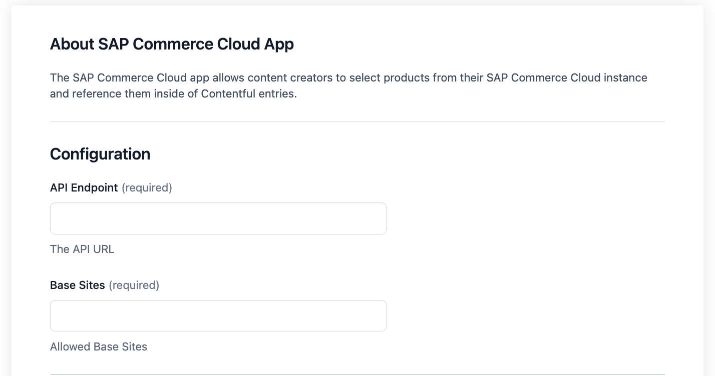 SAP Commerce Cloud API and Base Sites
