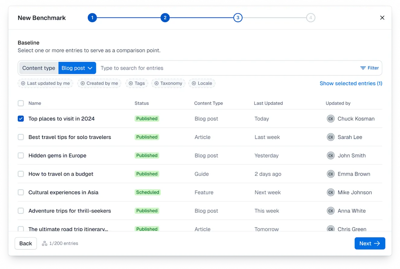 Analytics: New Benchmark