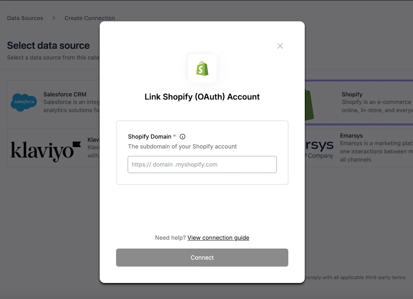 CP: Shopify authorization