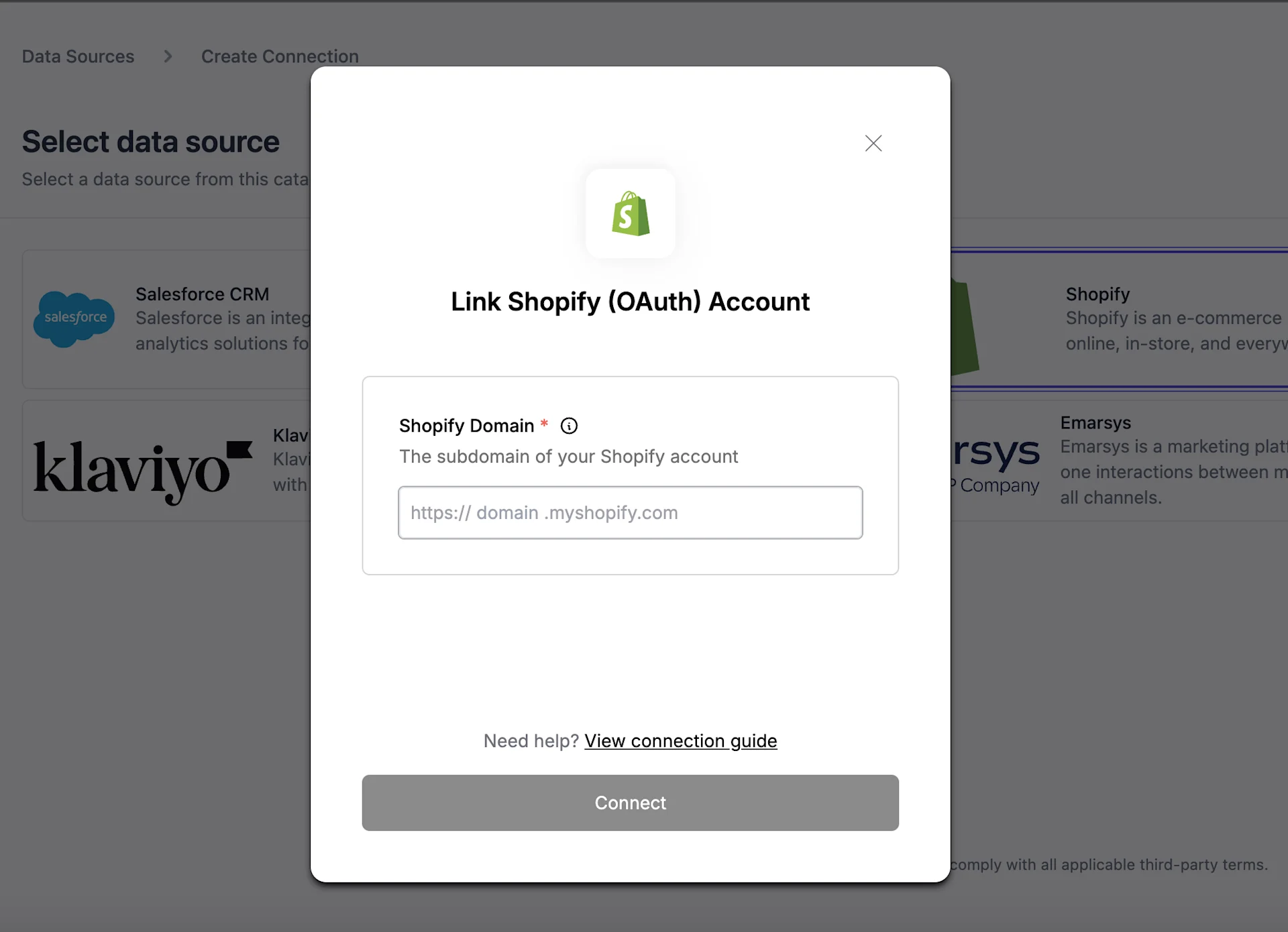 CP: Shopify authorization