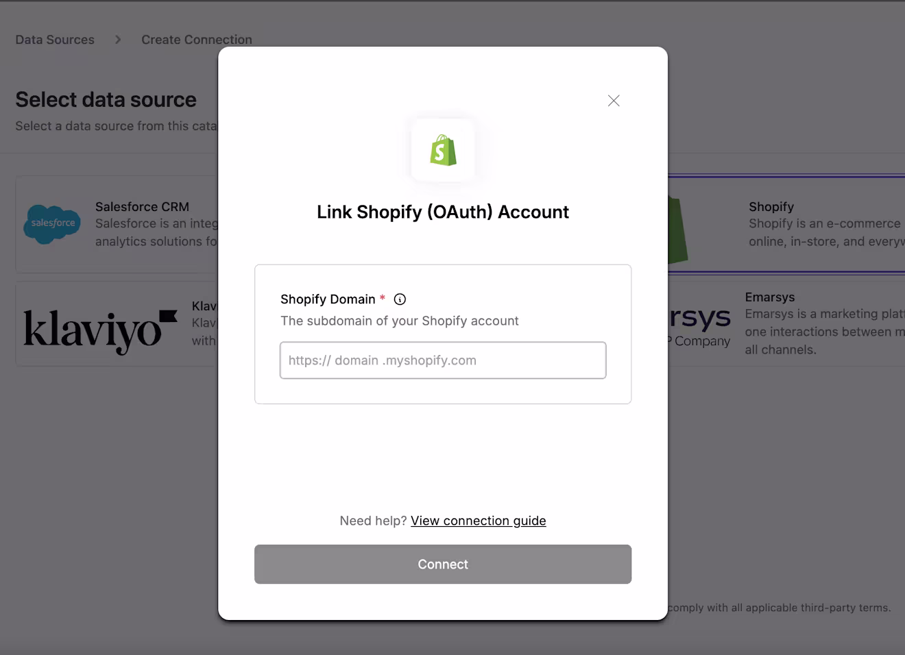 CP: Shopify authorization