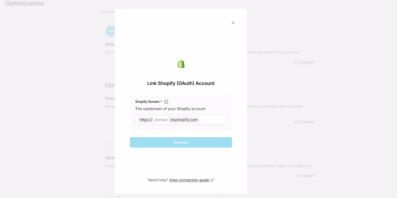 CP: Shopify authentication