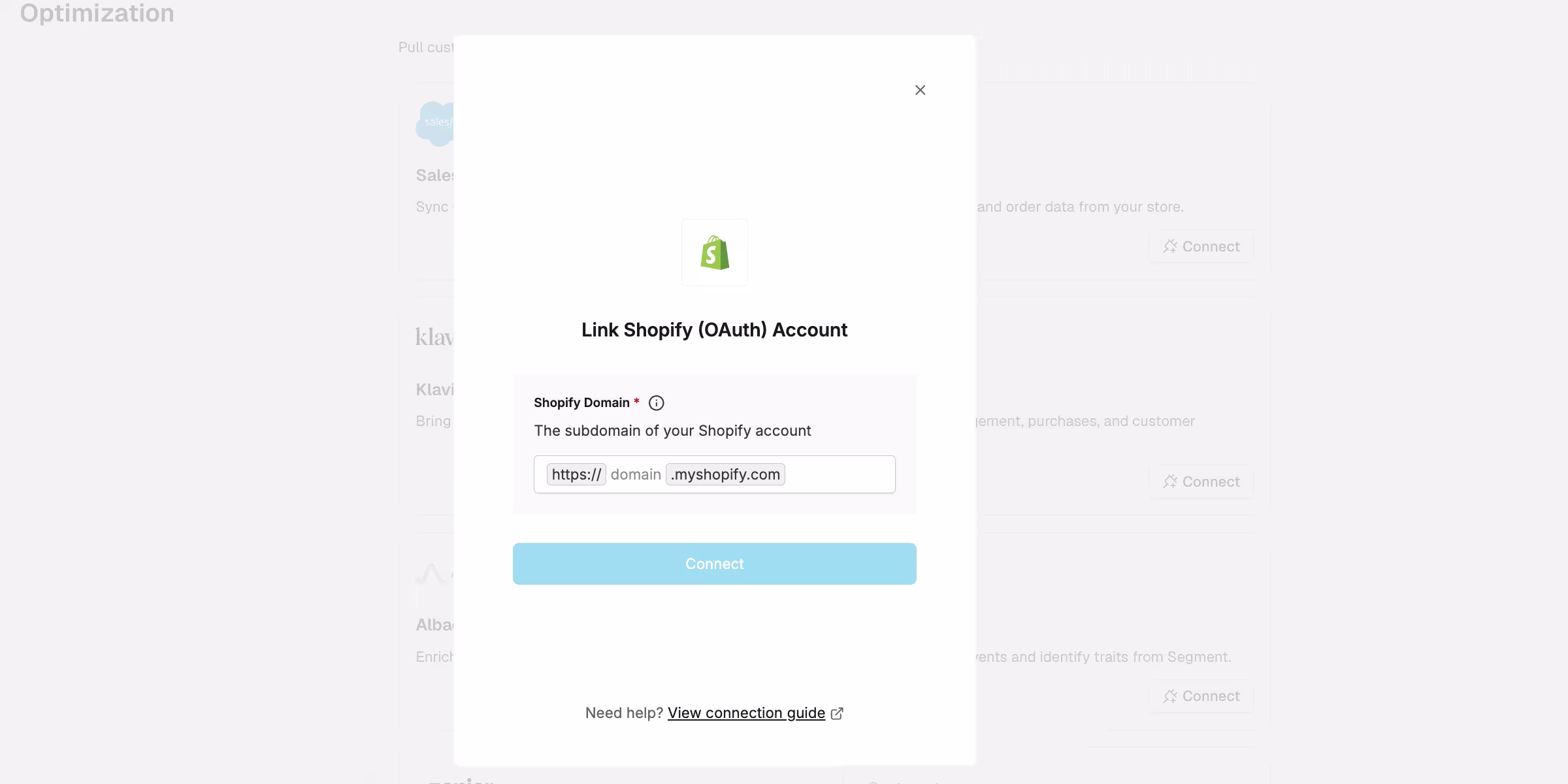 CP: Shopify authentication