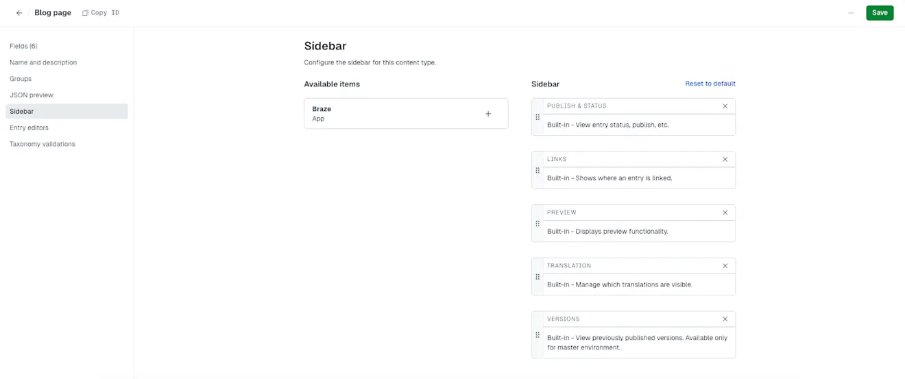 Sidebar: Braze