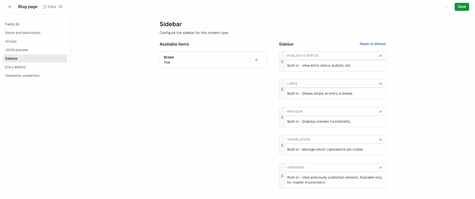 Sidebar: Braze