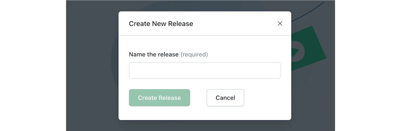Launch Create release 102