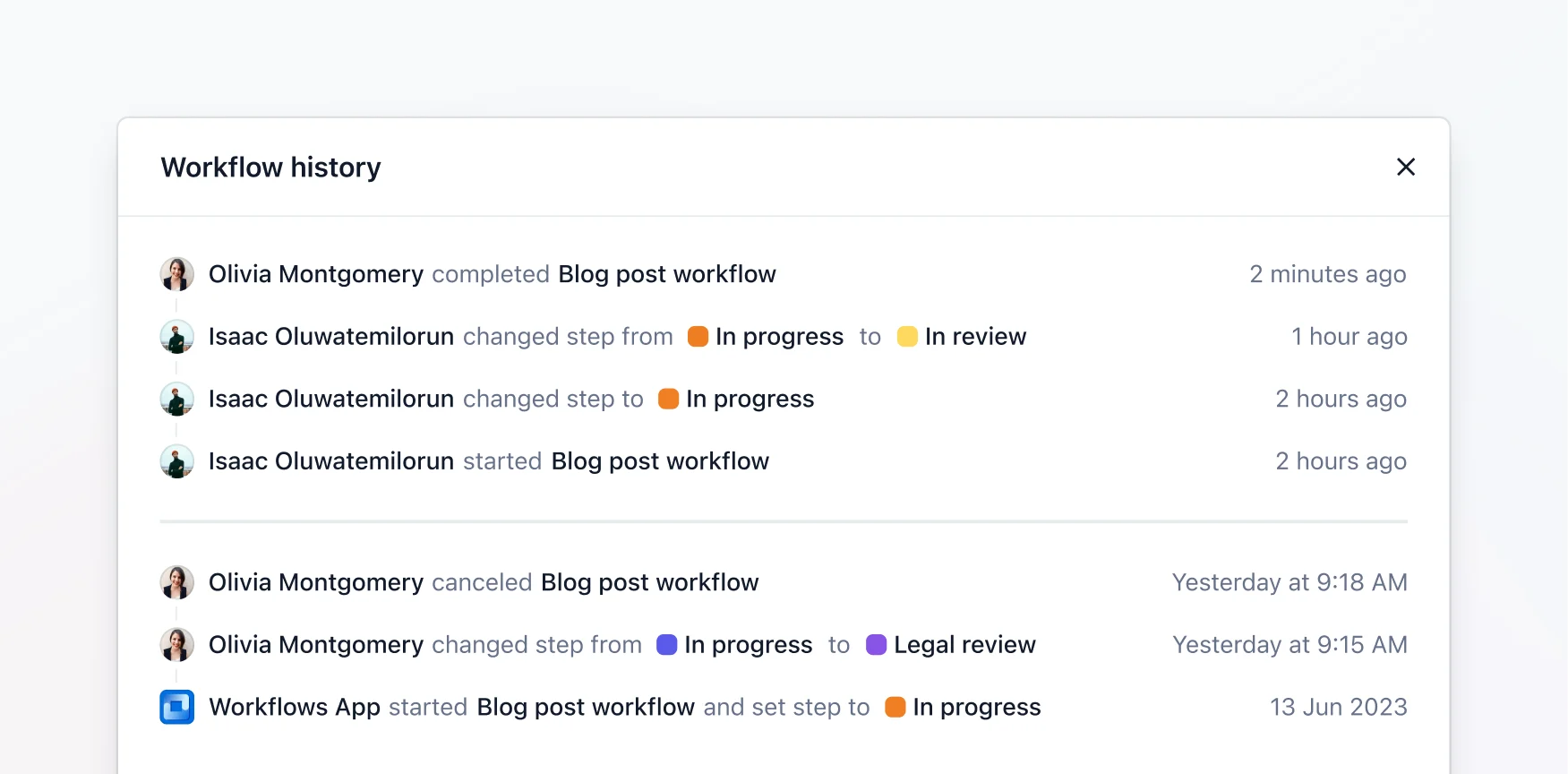 workflows-view-history