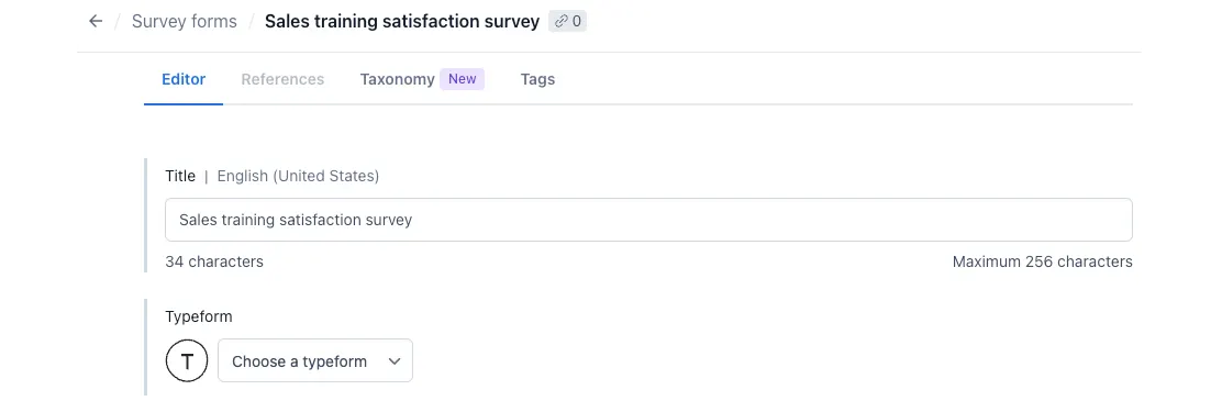 Apps Typeform App