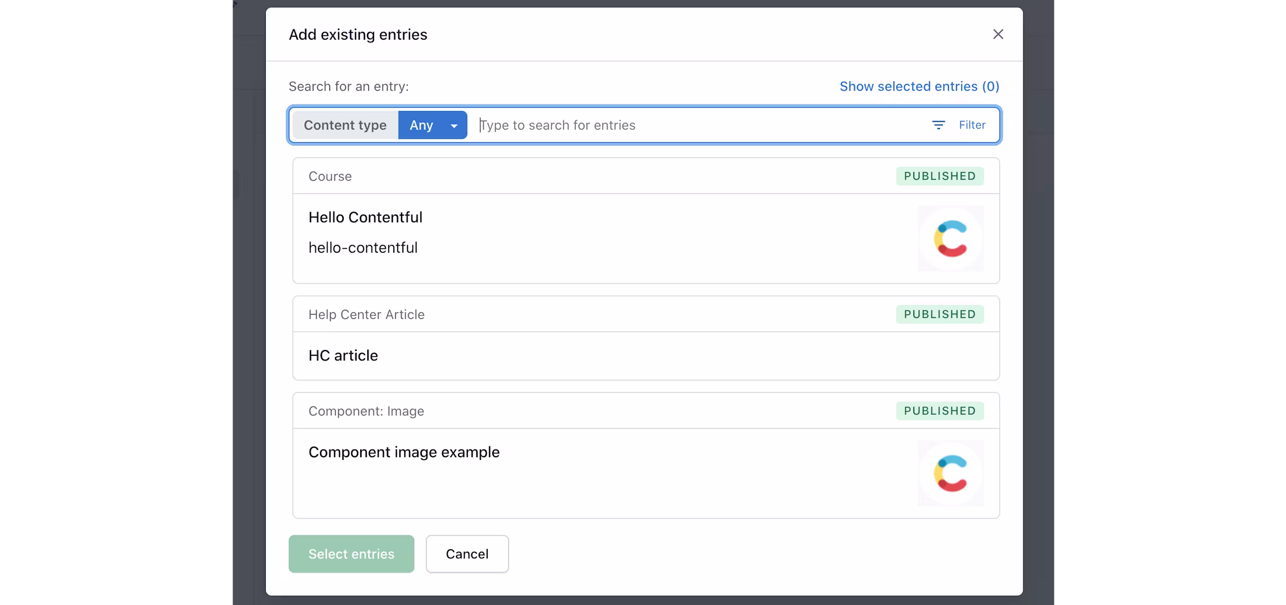 Launch Add content 202