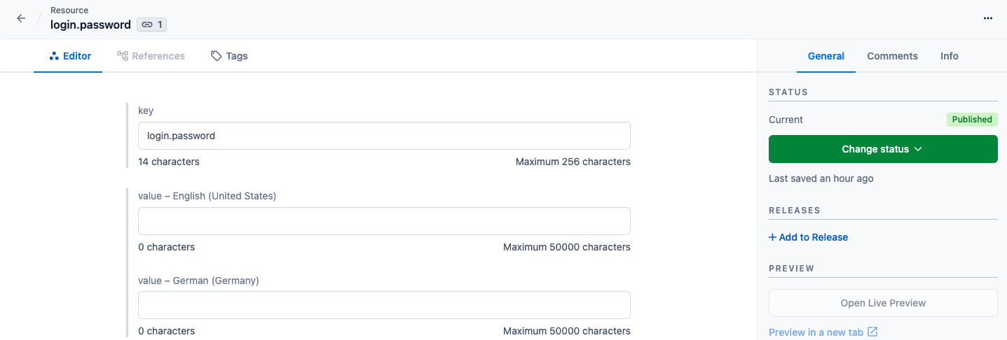 Dynamic microcopy resource entry