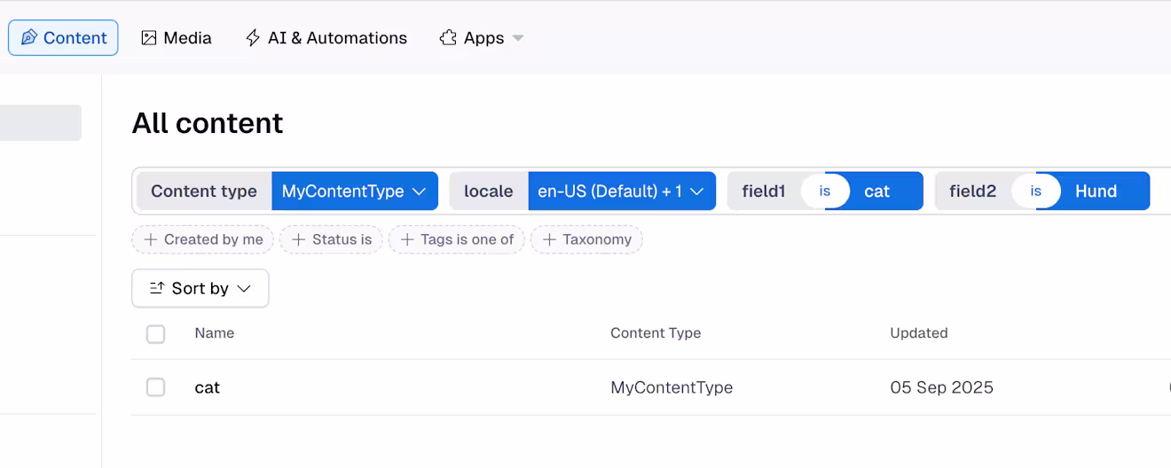 locale search filtering