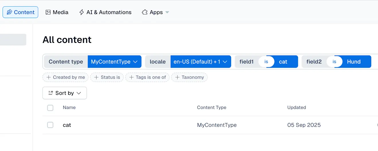 locale search filtering