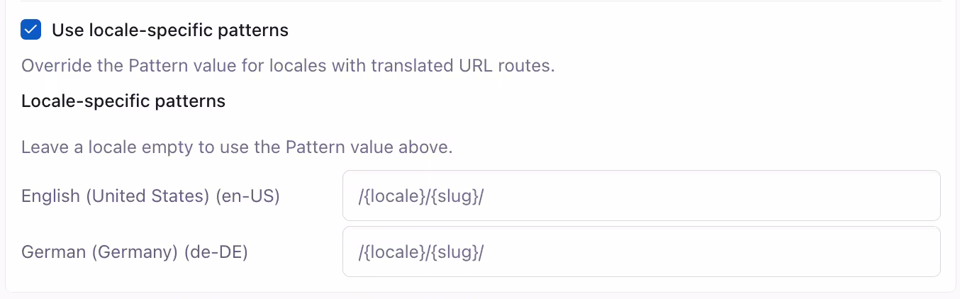 Google analytics 4 locale specific patterns