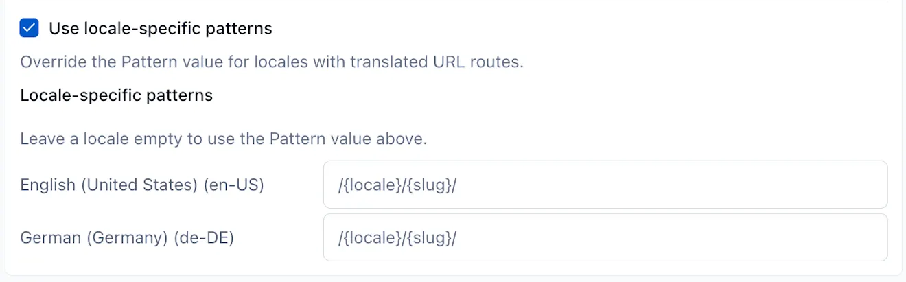 Google analytics 4 locale specific patterns