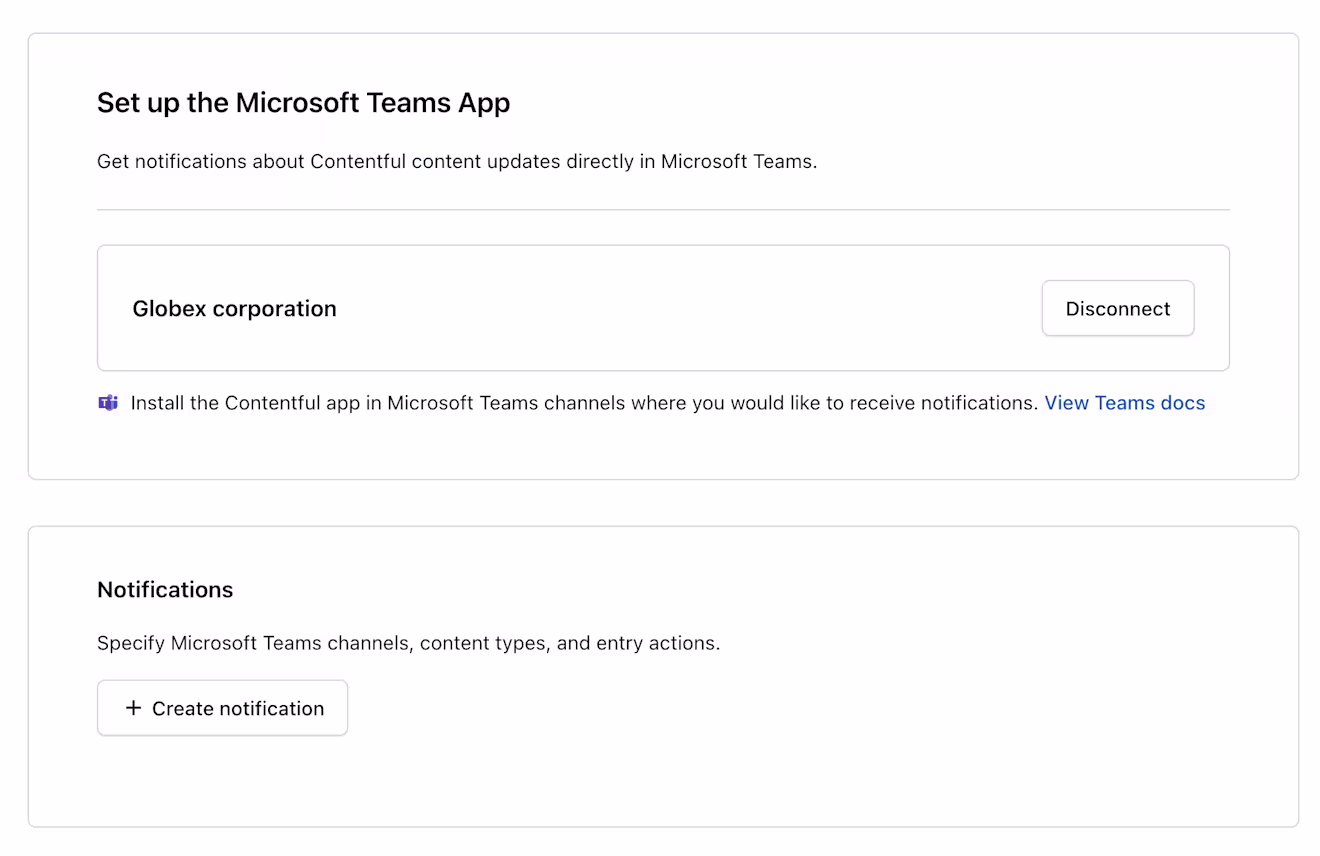 Microsoft Teams App Authenticated