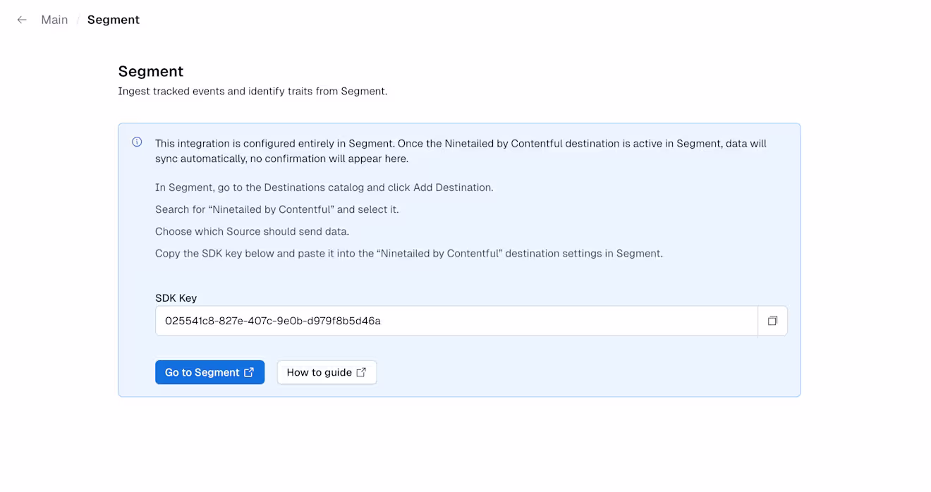 CP: Segment details page
