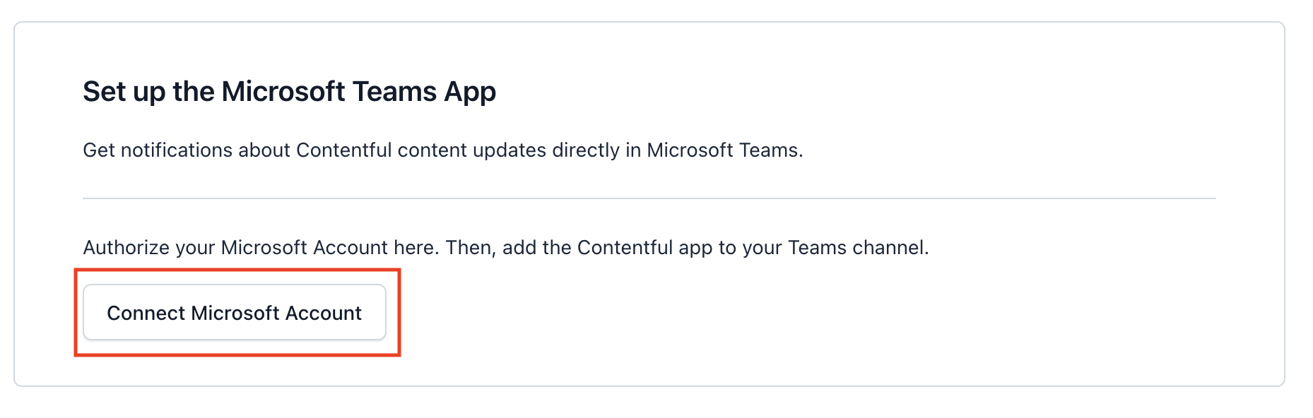 Microsoft Teams Connect Account