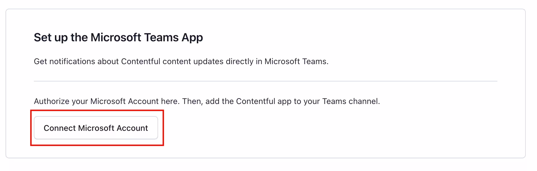 Microsoft Teams Connect Account