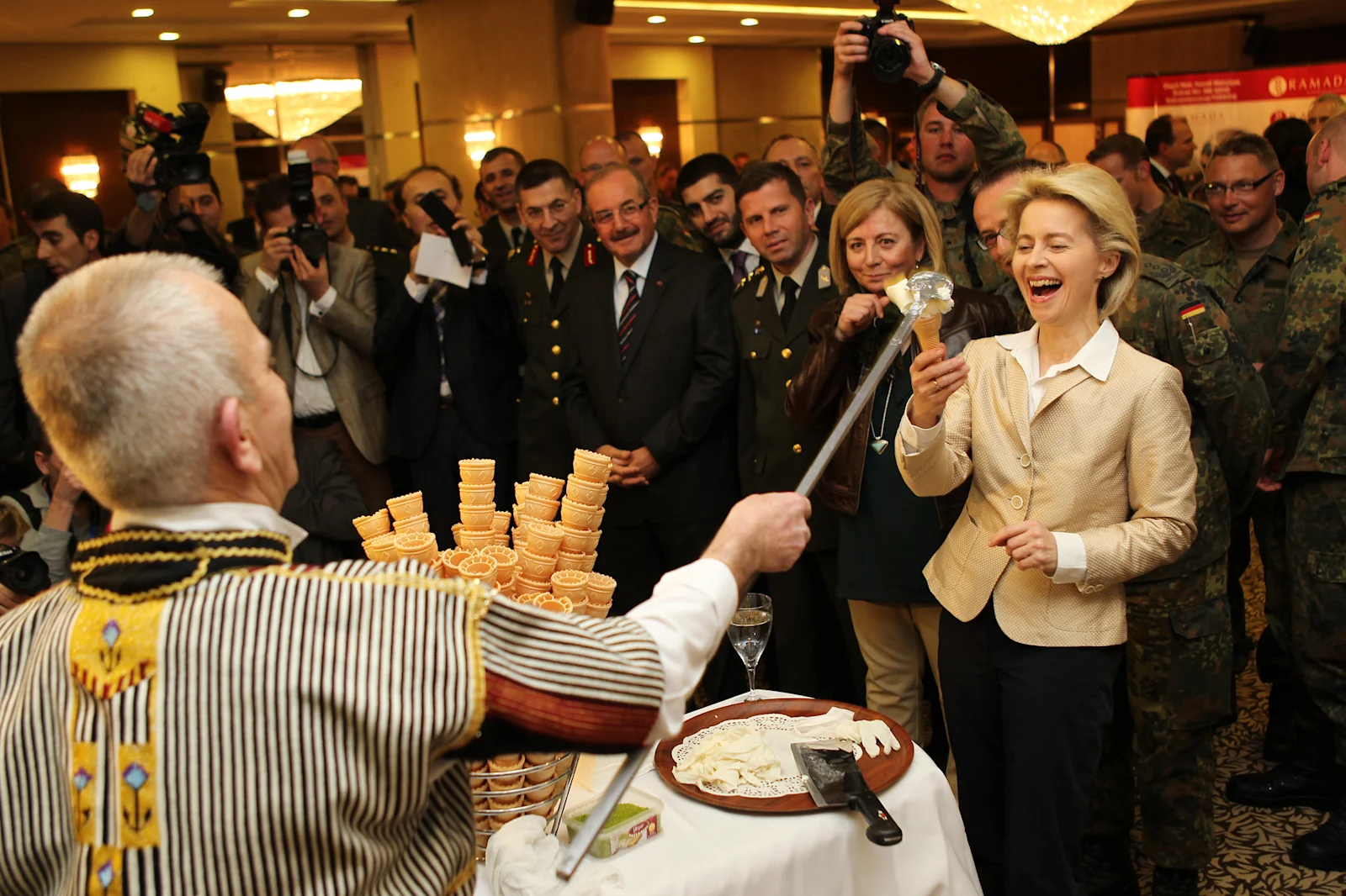 Lingering at a time of delegated hospitality
