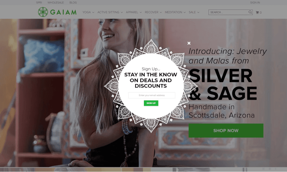 gaiam-popup