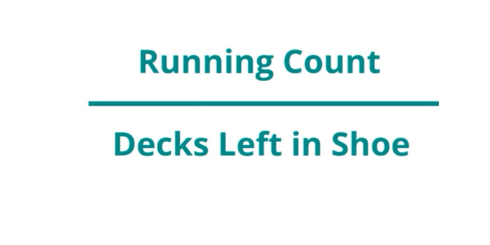 True Count = Running Count Divided By Decks Left