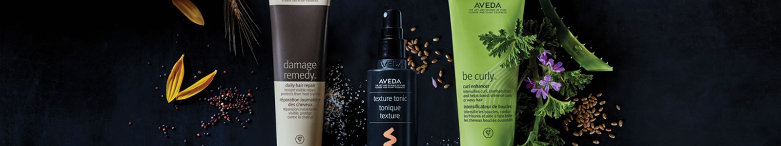 Aveda's banner