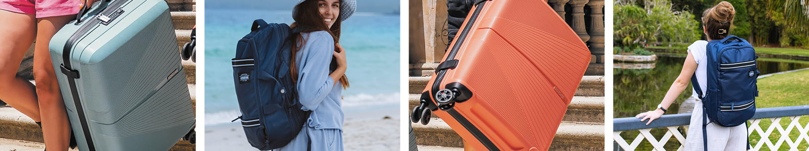 American Tourister's banner