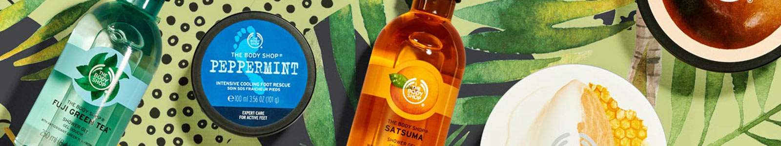 The Body Shop's banner