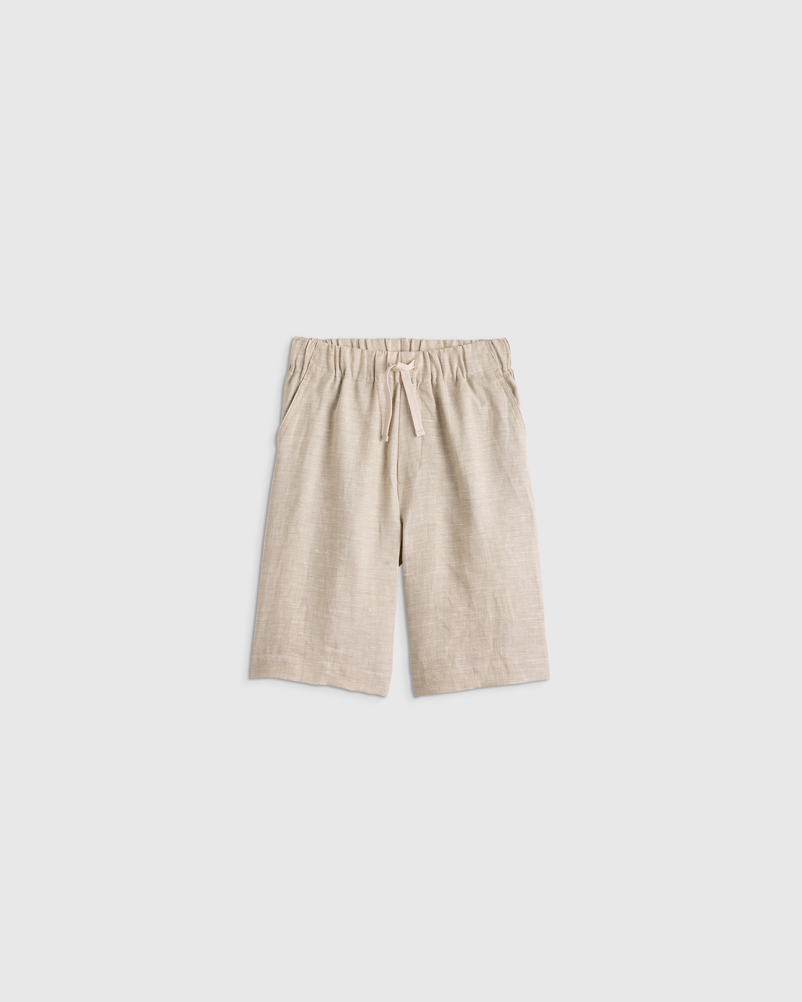 100% European Linen Pull-On Shorts
