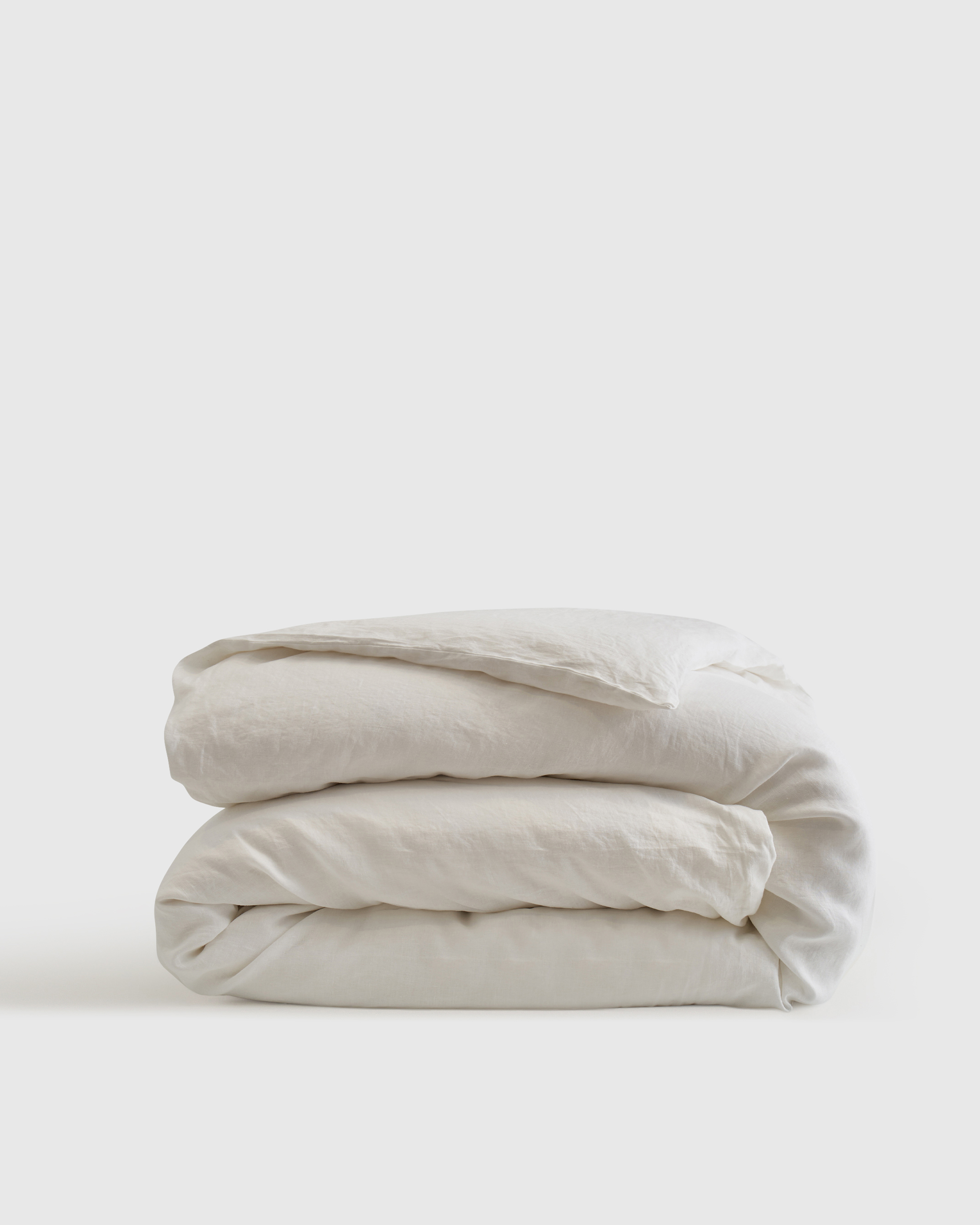 Linen Duvet Cover | Quince in White